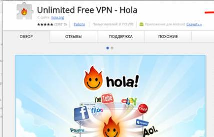 VPN расширения для Google Chrome
